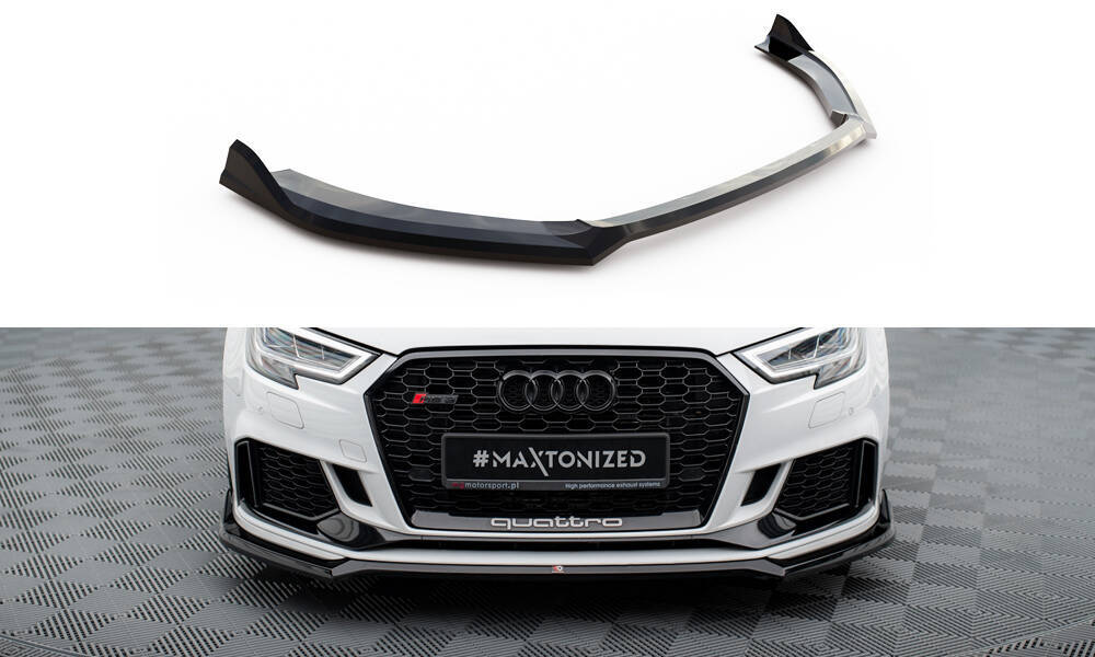 Maxton - FRONT SPLITTER V.4 AUDI RS3 SEDAN 8V FACELIFT