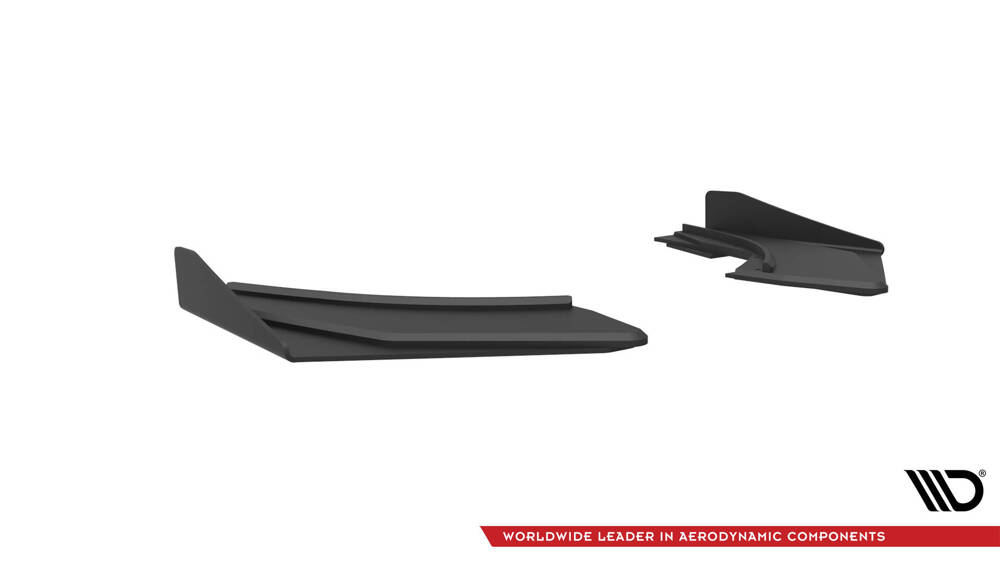 Maxton - STREET PRO REAR SIDE SPLITTERS + FLAPS AUDI S3 SEDAN 8V - 3