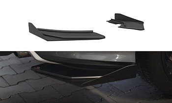 Maxton - STREET PRO REAR SIDE SPLITTERS + FLAPS AUDI S3 SEDAN 8V