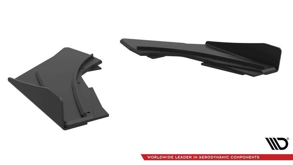 Maxton - STREET PRO REAR SIDE SPLITTERS + FLAPS AUDI S3 SEDAN 8V - 4