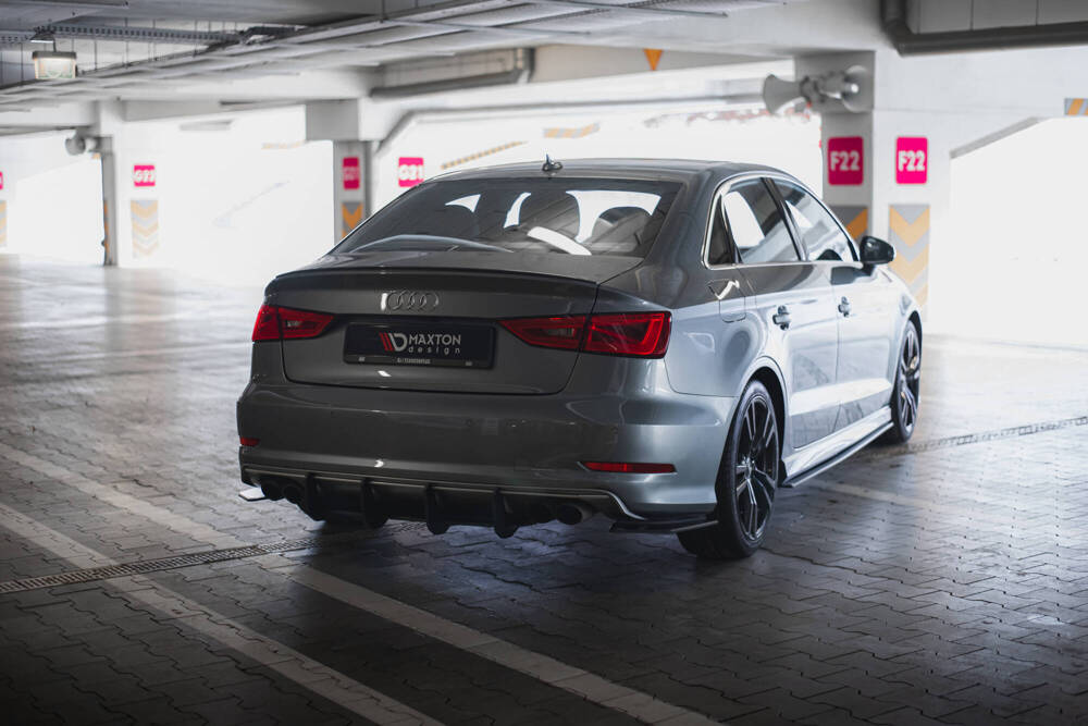 Maxton - STREET PRO REAR SIDE SPLITTERS AUDI S3 SEDAN 8V - 3