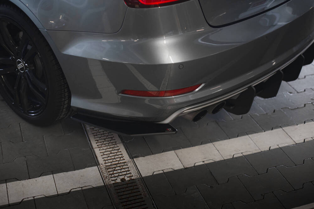 Maxton - STREET PRO REAR SIDE SPLITTERS AUDI S3 SEDAN 8V - 2