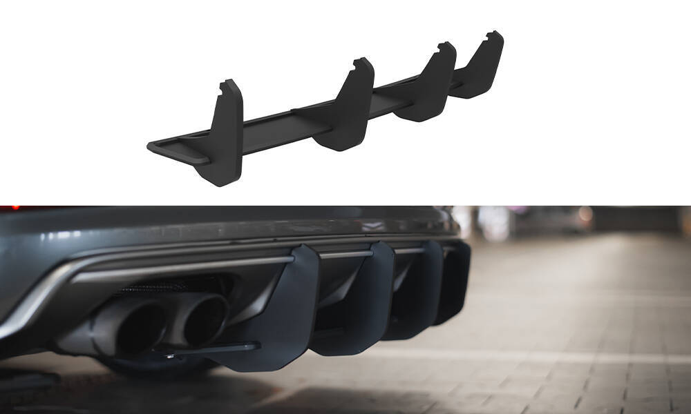 Maxton - STREET PRO REAR DIFFUSER AUDI S3 SEDAN 8V