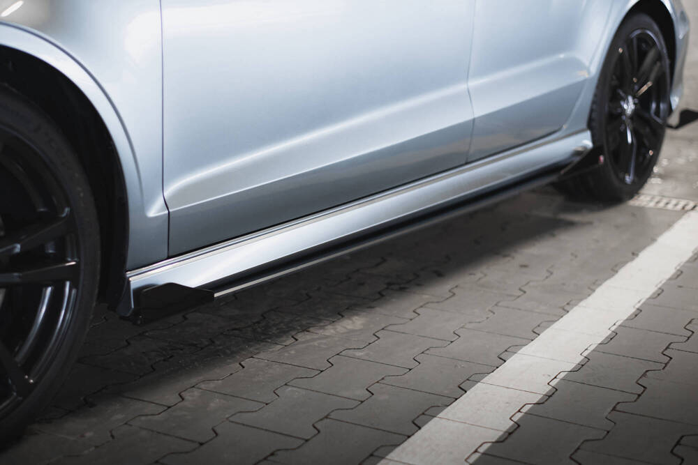 Maxton - STREET PRO SIDE SKIRTS DIFFUSERS + FLAPS AUDI S3 / A3 S-LINE SEDAN 8V - 3