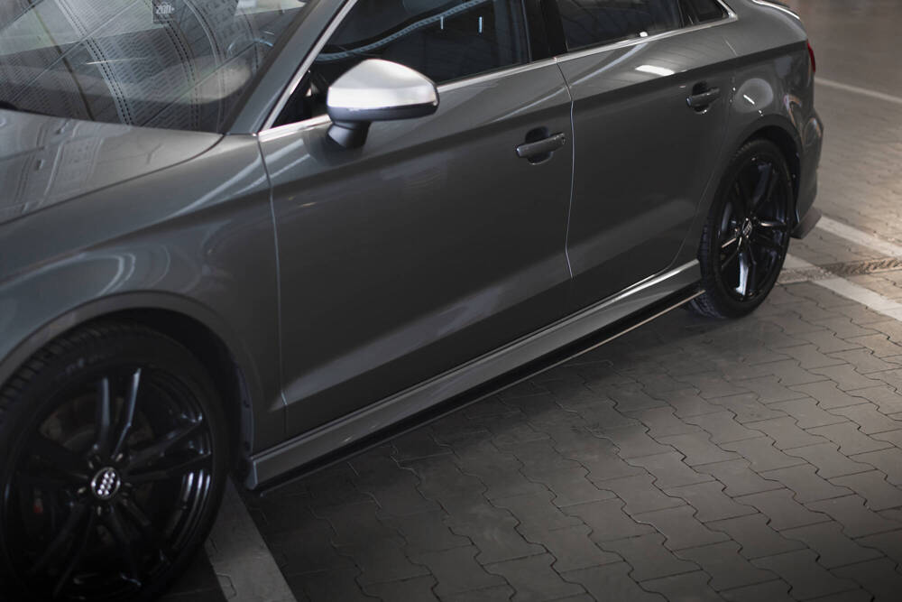 Maxton - STREET PRO SIDE SKIRTS DIFFUSERS AUDI S3 / A3 S-LINE SEDAN 8V - 2