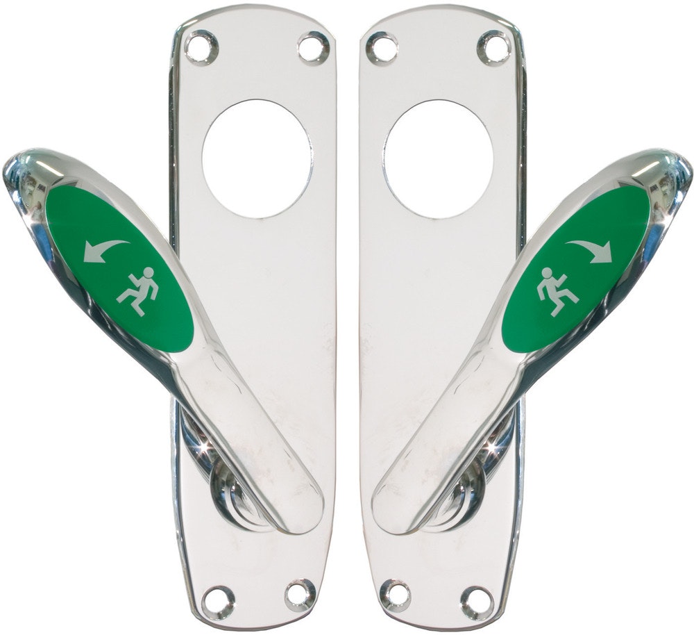 Assa Abloy Nödutrymningsbeslag dubbel 179-8563-2 nickel