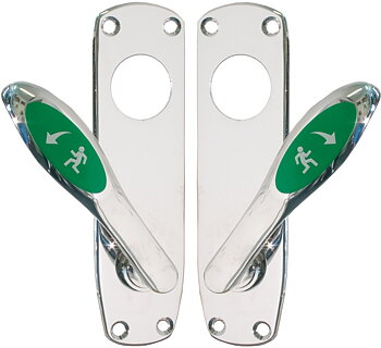 Assa Abloy Nödutrymningsbeslag dubbel 179-8563-2 nickel