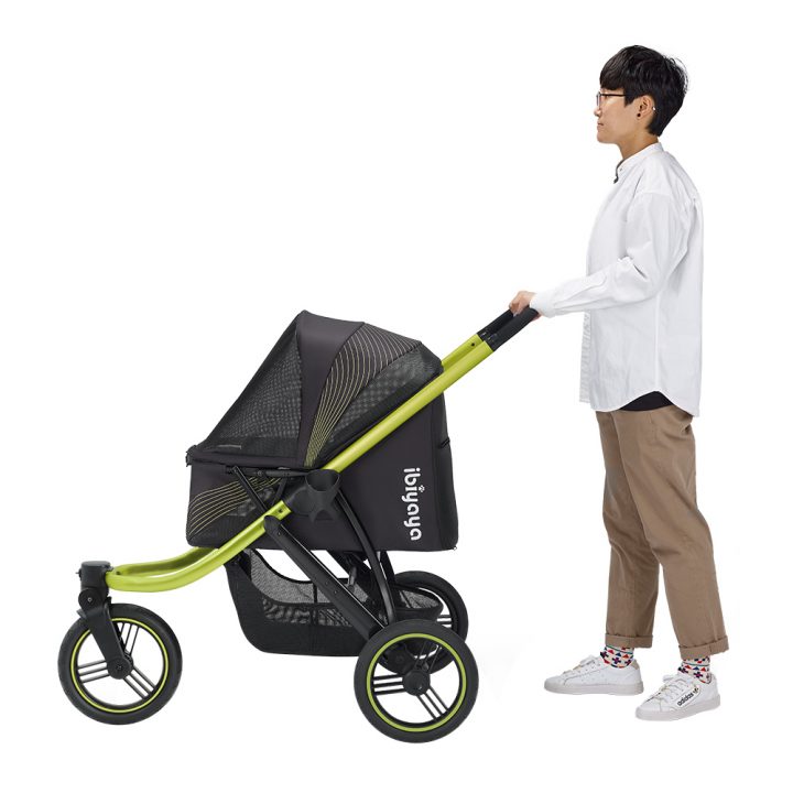 The Beast Pet Jogging Stroller -  Jet Black - 7