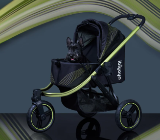 The Beast Pet Jogging Stroller -  Jet Black - 2