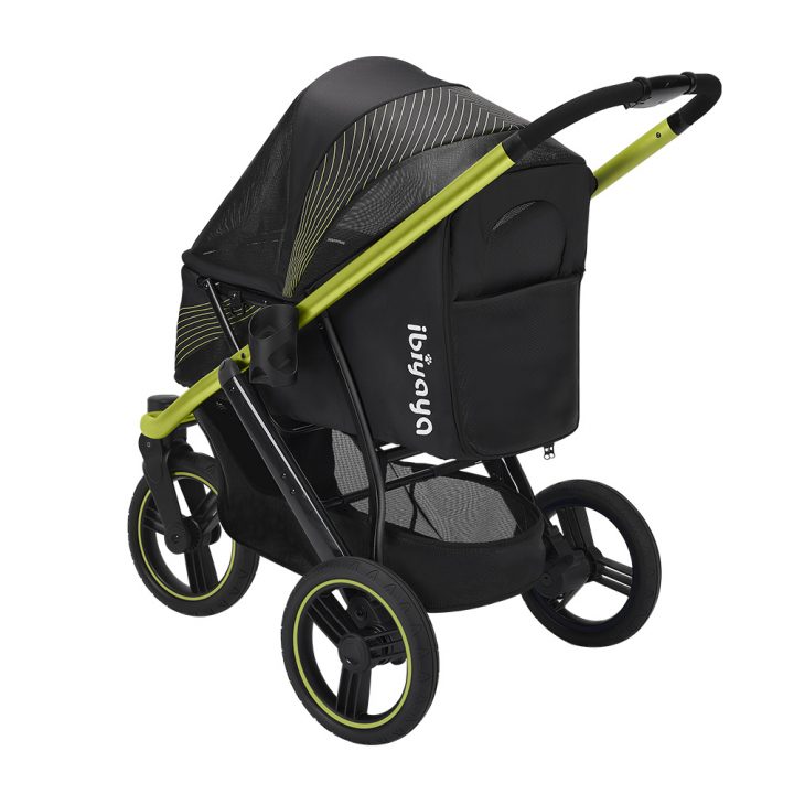 The Beast Pet Jogging Stroller -  Jet Black - 6