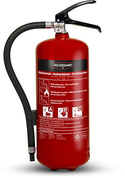 Housegard Pulversläckare PE4HR-A 4kg röd