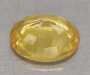 Mycket vacker oval slipad naturlig gul safir ädelsten - 2