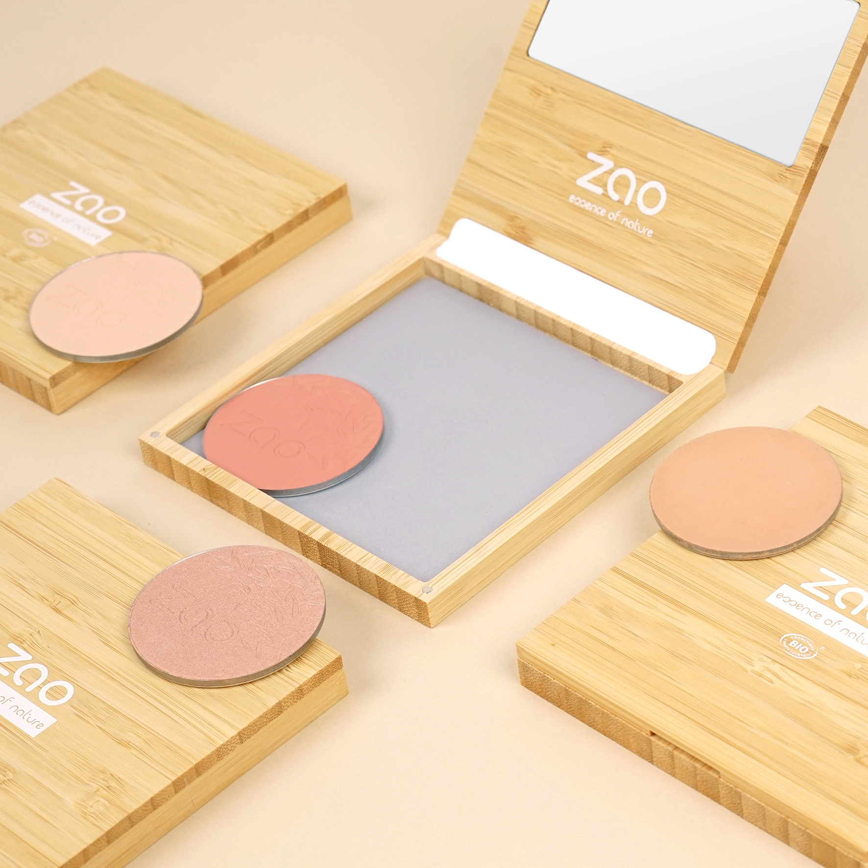 ZAO Refillable Magnetic Bamboo Palette L (tom) - 7