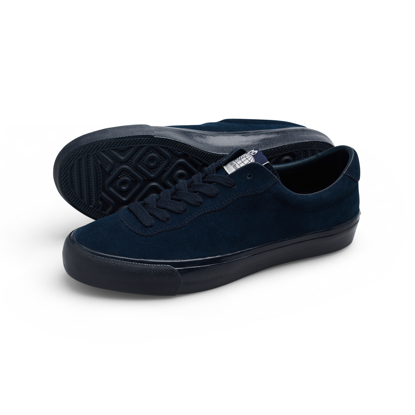 Last Resort AB VM001 Lo Suede Full Dip Dress Blue Skate Shoes