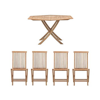Viken Set Liten (bord + 4 stolar) - Skargaarden