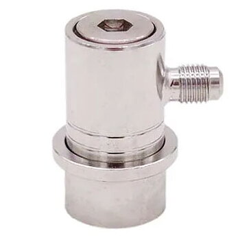 Rostfri kulkoppling - 1/4" MFL - gas