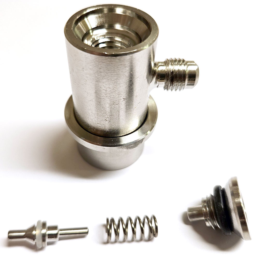 Rostfri kulkoppling - 1/4" MFL - gas - 4