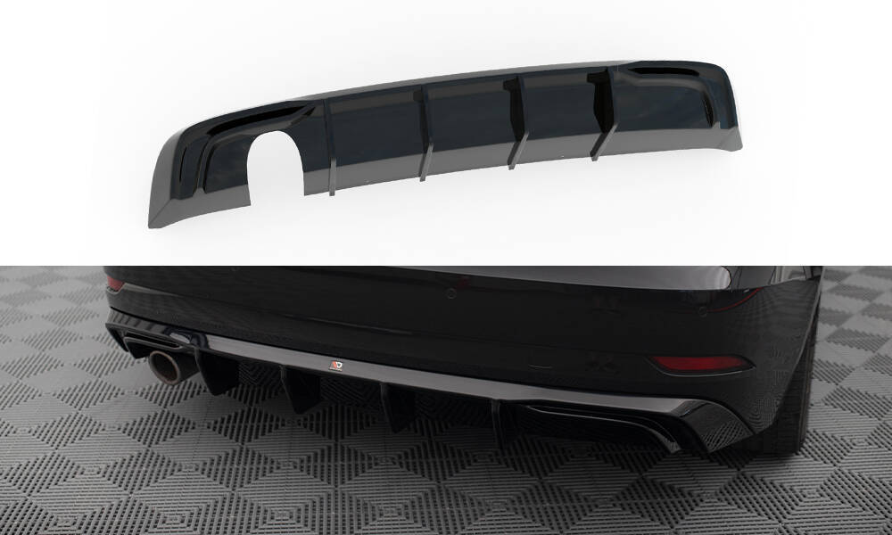 Maxton - REAR VALANCE AUDI A3 SPORTBACK 8V FACELIFT (VERSION WITH ONE EXHAUST TIP ON SINGLE SIDE)
