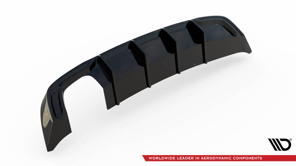 Maxton - REAR VALANCE AUDI A3 SPORTBACK 8V FACELIFT (VERSION WITH DOUBLE EXHAUST TIP) - 5