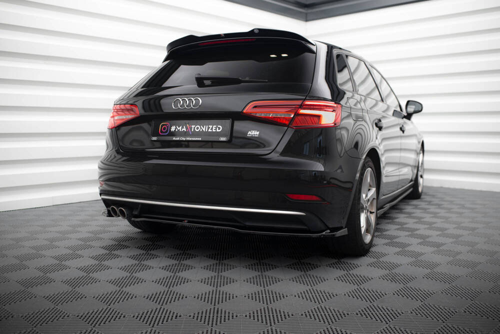 Maxton - REAR SIDE SPLITTERS AUDI A3 SPORTBACK 8V FACELIFT - 5