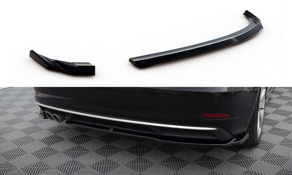 Maxton - REAR SIDE SPLITTERS AUDI A3 SPORTBACK 8V FACELIFT