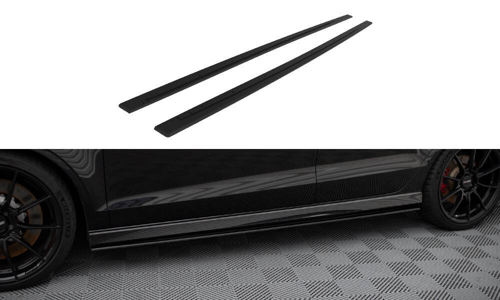 Maxton - STREET PRO SIDE SKIRTS DIFFUSERS AUDI RS3 SEDAN 8V FACELIFT