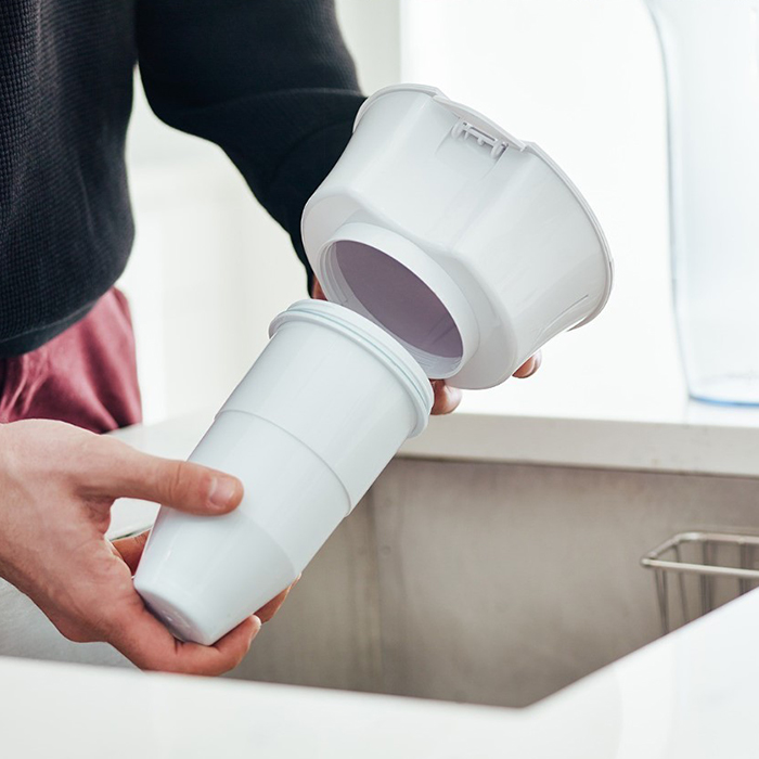 ZeroWater glaskanna med tapp 9 liter - fraktfri  - 10