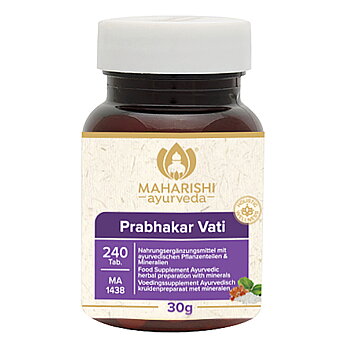 Prabhakar Vati (MA 1438) 240 tab. 30gr. Maharishi Ayurveda