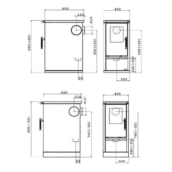 Wamsler W1-40 Svart - 3