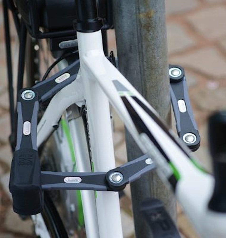 Abus Cykellås Bordo Granit XPlus 6500/110 BK SH vikbart svart - 2