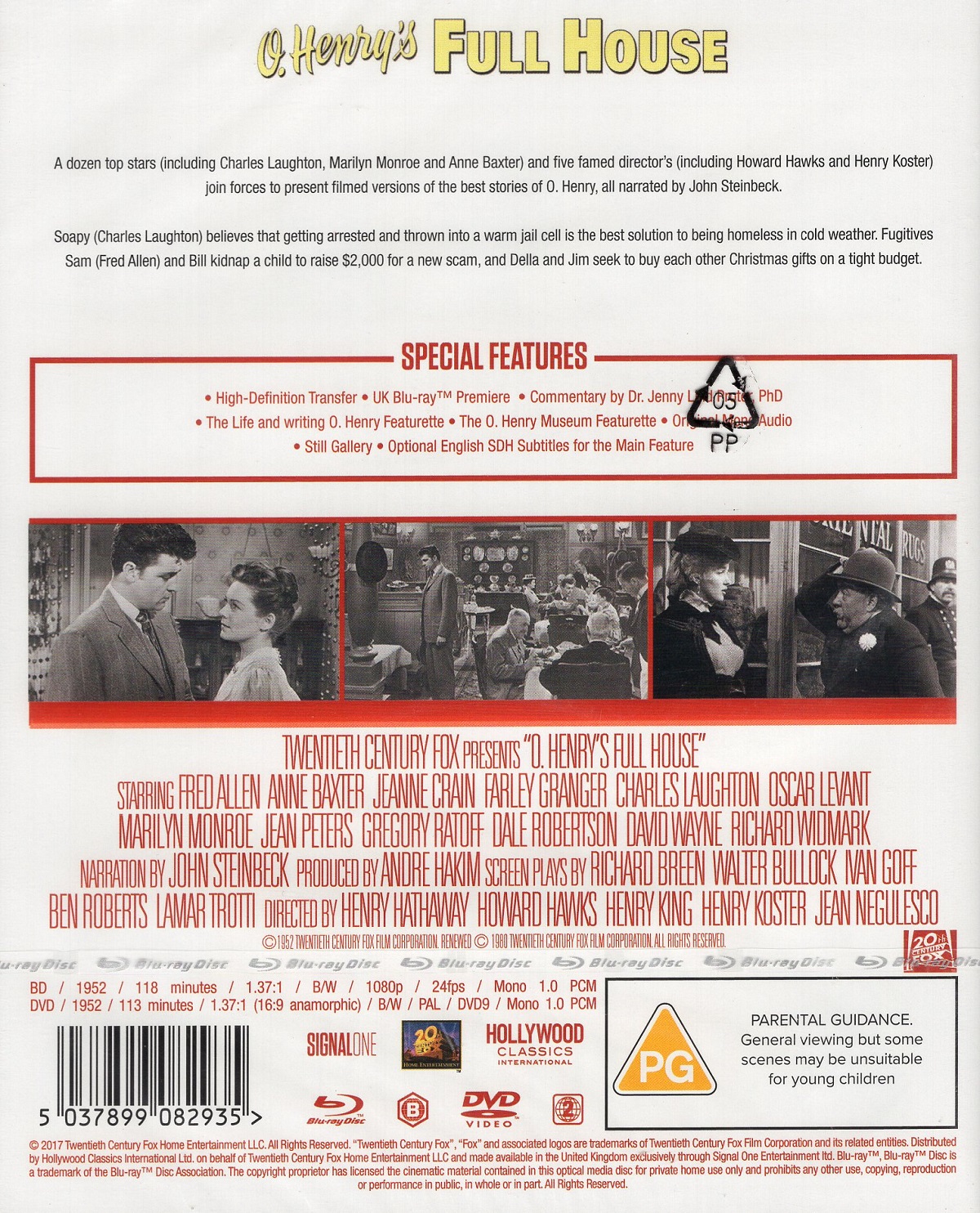 O. Henry's Full House (ej svensk text) (Blu-ray + DVD) - 2