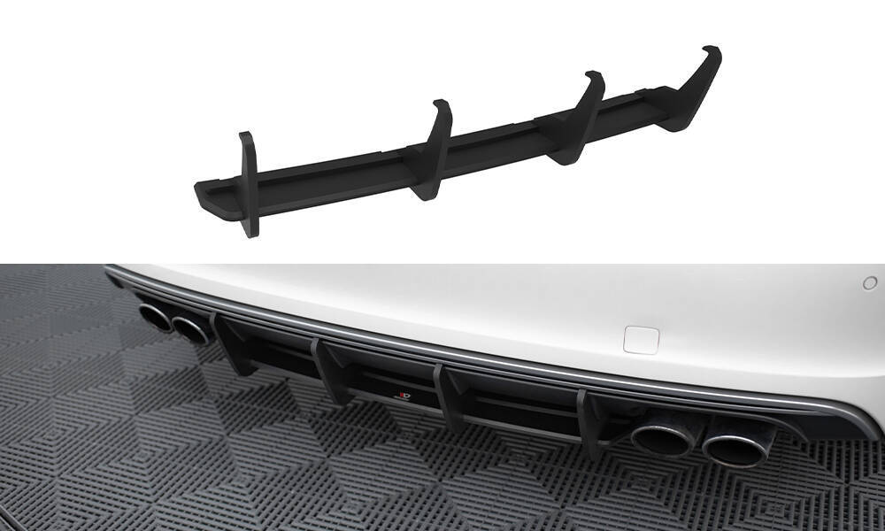 Maxton - STREET PRO REAR DIFFUSER AUDI S3 SPORTBACK / HATCHBACK 8V