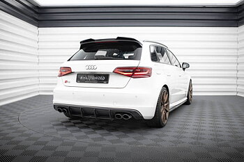 Maxton - STREET PRO REAR DIFFUSER AUDI S3 SPORTBACK / HATCHBACK 8V