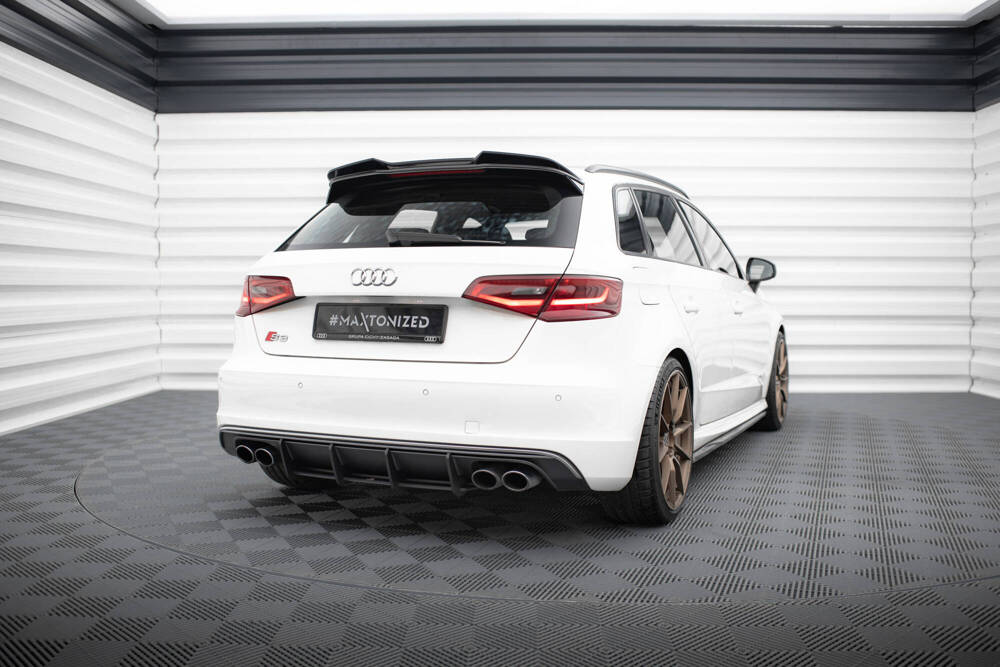 Maxton - SPOILER CAP 3D AUDI S3 / A3 S-LINE SPORTBACK / HATCHBACK 8V - 3