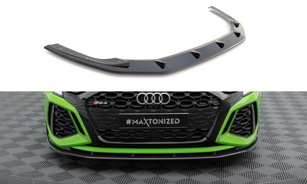 Maxton - CARBON FIBER FRONT SPLITTER AUDI RS3 SEDAN / SPORTBACK 8Y