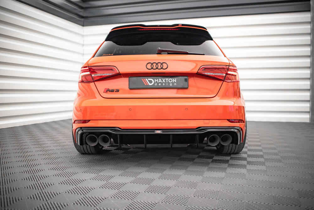 Maxton - REAR VALANCE + MILLTEK SPORT EXHAUST AUDI RS3 SPORTBACK AVGASSYSTEM 8V FACELIFT - 8