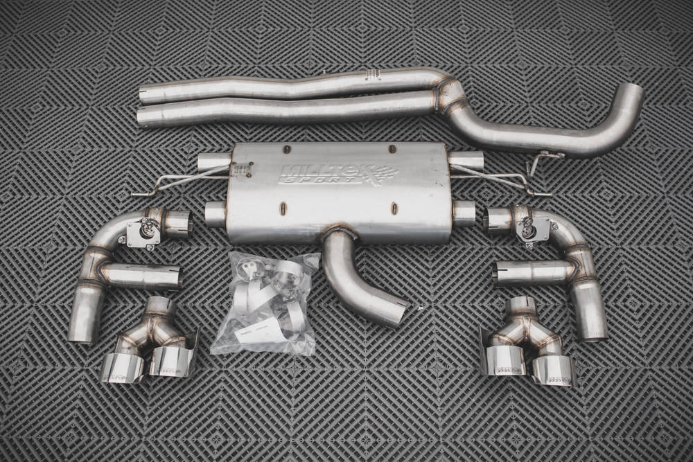 Maxton - REAR VALANCE + MILLTEK SPORT EXHAUST AUDI RS3 SPORTBACK AVGASSYSTEM 8V FACELIFT - 2