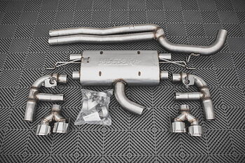 Maxton - REAR VALANCE + MILLTEK SPORT EXHAUST AUDI RS3 SPORTBACK AVGASSYSTEM 8V FACELIFT