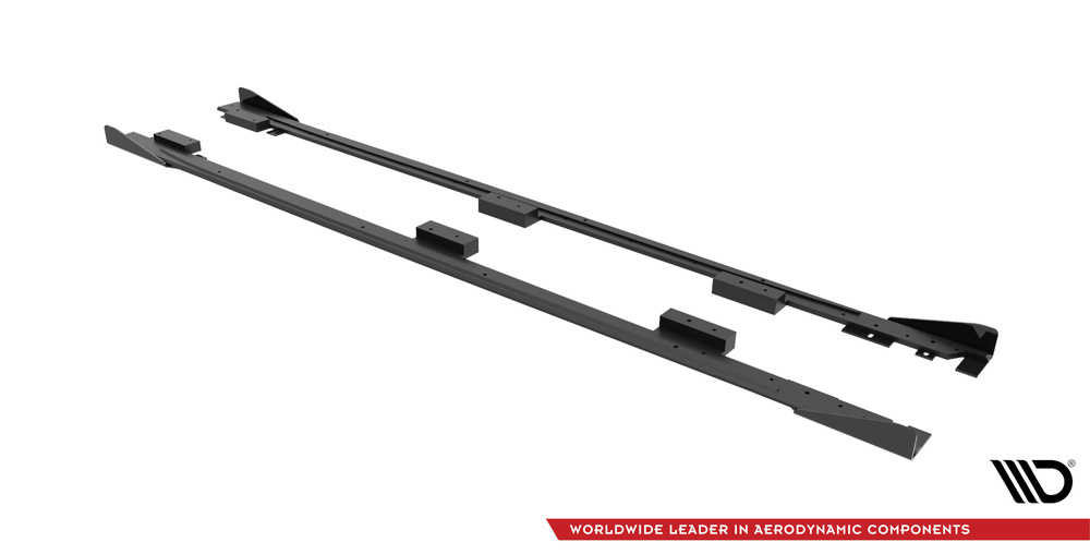 Maxton - STREET PRO SIDE SKIRTS DIFFUSERS + FLAPS AUDI A3 8Y - 5