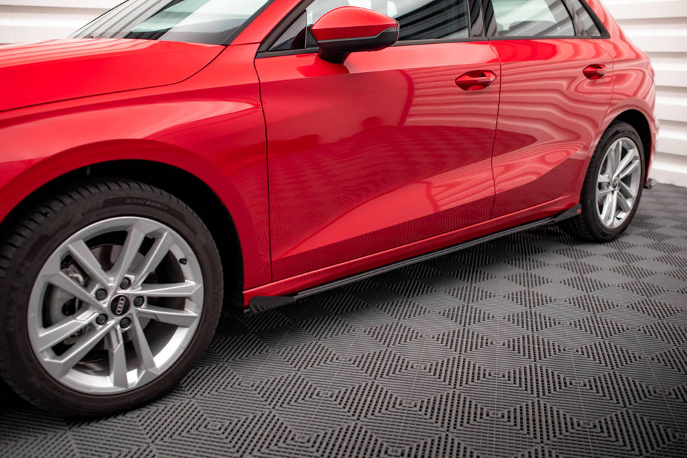Maxton - STREET PRO SIDE SKIRTS DIFFUSERS + FLAPS AUDI A3 8Y - 2