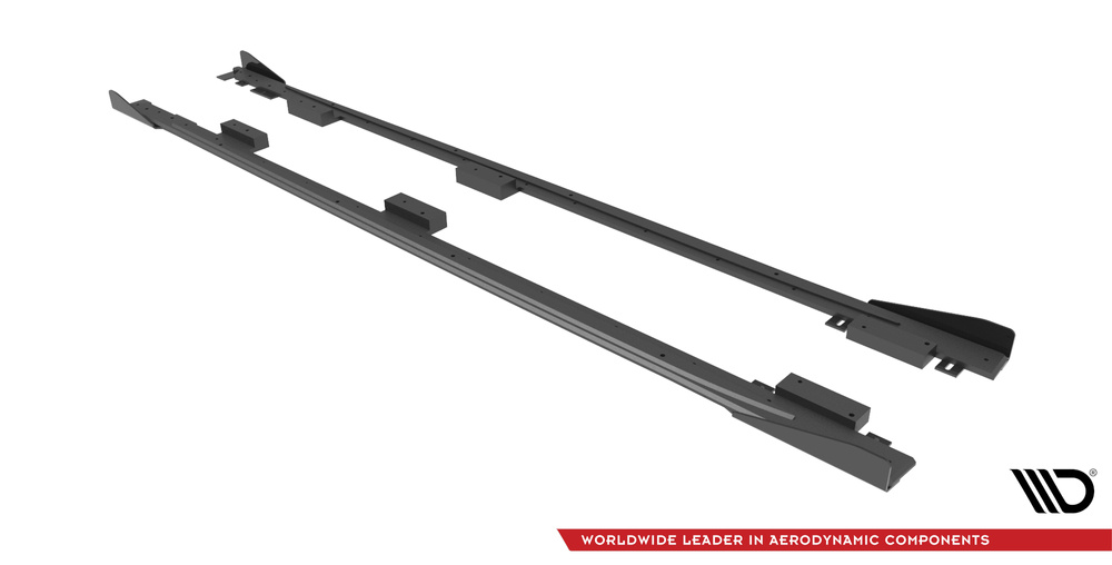 Maxton - STREET PRO SIDE SKIRTS DIFFUSERS + FLAPS AUDI A3 8Y - 6