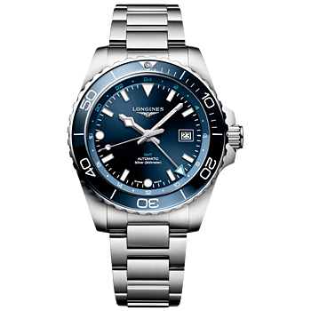 L3.890.4.96.6 Longines Hydroconquest GMT 43 blå
