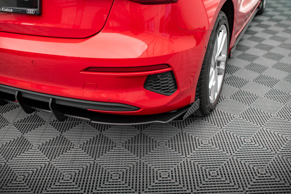 Maxton - STREET PRO REAR VALANCE + FLAPS AUDI A3 SPORTBACK 8Y - 4