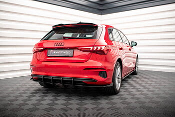 Maxton - STREET PRO REAR VALANCE + FLAPS AUDI A3 SPORTBACK 8Y