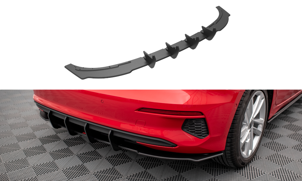 Maxton - STREET PRO REAR DIFFUSER AUDI A3 SPORTBACK 8Y