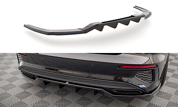 Maxton - CENTRAL REAR SPLITTER (WITH VERTICAL BARS) AUDI A3 S-LINE SEDAN 8Y