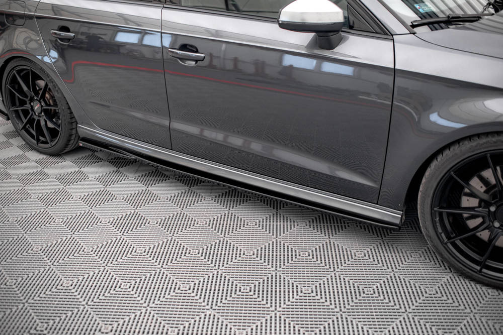 Maxton - SIDE SKIRTS DIFFUSERS AUDI S3 / A3 S-LINE SPORTBACK 8V FACELIFT - 4