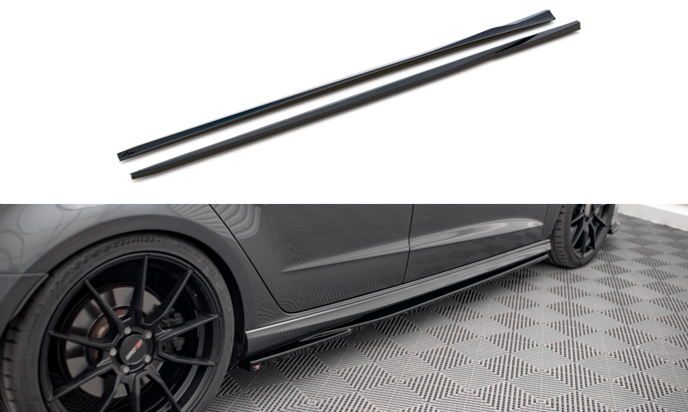 Maxton - SIDE SKIRTS DIFFUSERS AUDI S3 / A3 S-LINE SPORTBACK 8V FACELIFT