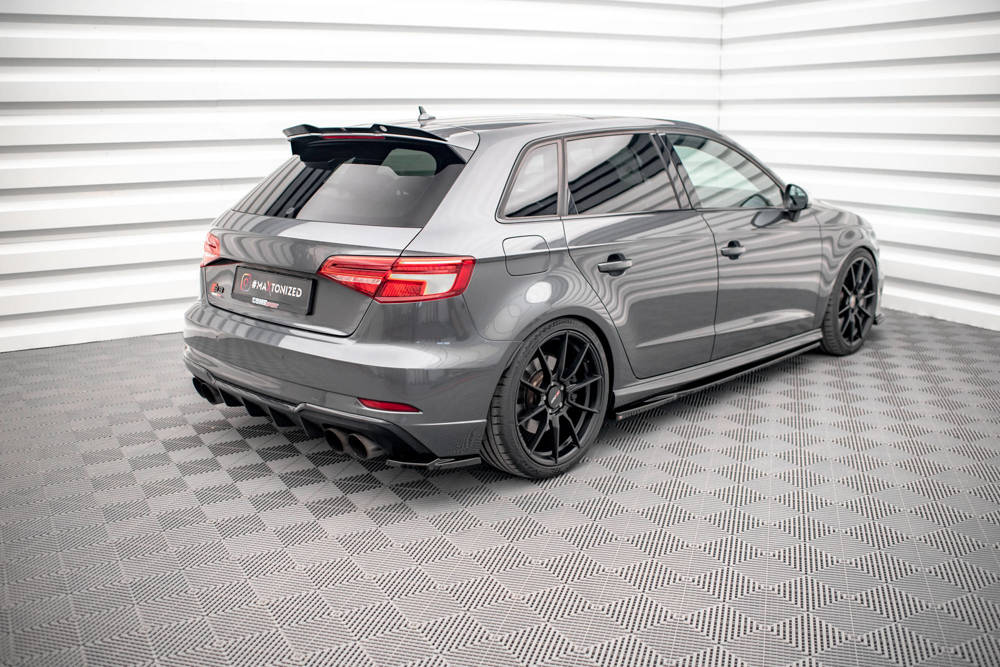 Maxton - REAR SIDE SPLITTERS V.1 AUDI S3 SPORTBACK 8V FACELIFT - 4