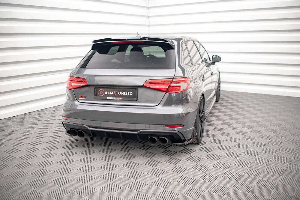 Maxton - REAR SIDE SPLITTERS V.1 AUDI S3 SPORTBACK 8V FACELIFT - 5